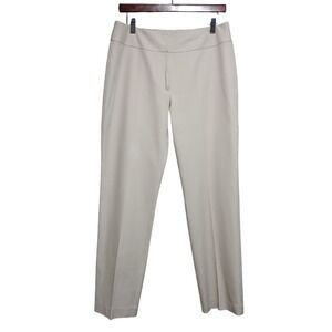 Chicos Womens Dress Pants Size 1 Short Beige Career Casual Stretch‎